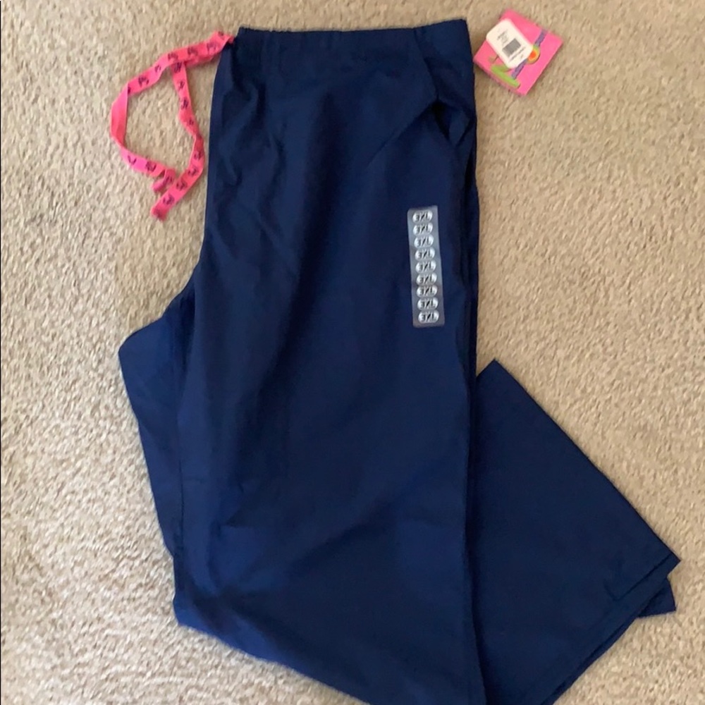 Peaches Sport navy blue scrub pant